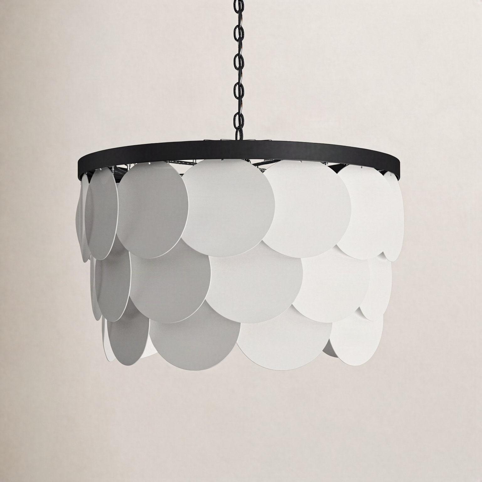 Ainsley 8 - Light Dimmable Tiered Chandelier, No, Midnight Black, Not Energy Star