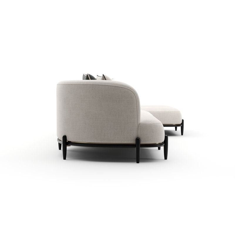 Sectional, 31" H x 162.5" W x 157" D, Left Hand Facing