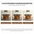 Round Solid Wood Home Standard 5'Pool Table