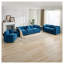 Chaise modulaire à siège simple modulaire - tissu chenille bleu, mousse mi-douce, fauteuil décoratif américain moderne pour le salon (accoudoirs vendus séparément)-129098477