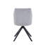 Aspen Round Dining Table with 4 Swivel Upholstered Fabric Chairs - Modern Dining Set-1541674921-1537030186