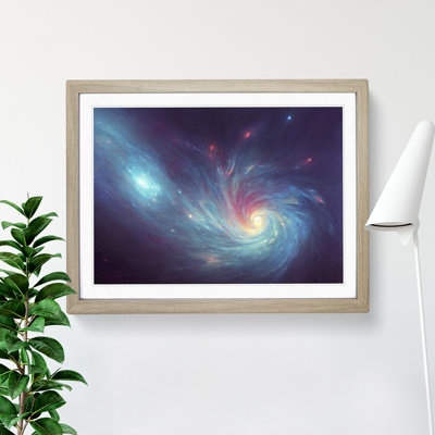 Futuristic Galaxy Vol.5 1 Piece Single Picture Frame Wall Art