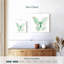 Papillons dorés Brampt menthe