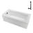 Streamline 60 in. x 30 in. Acrylic Left-Hand Drain Alcove Bathtub in Glossy White With External Drain-101699311