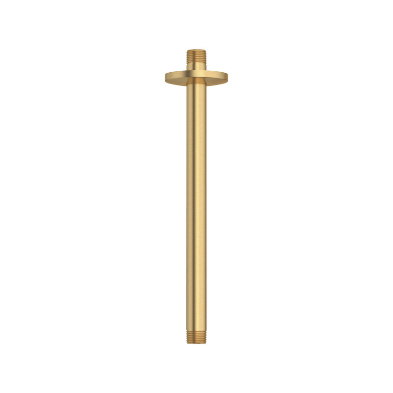 Gold Ceiling-Mount Shower Arm for Rain Showerheads