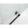 Langham XL 52" - 56" W x 36" D x 80" H Frameless Rectangle Sliding Shower Enclosure, Frosted Glass