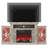 70" Farmhouse TV Stand for TVs up to 70" With Electric Fireplace Included, TV Console & Entertainment Center,  Antique Brush Gray-1414459811