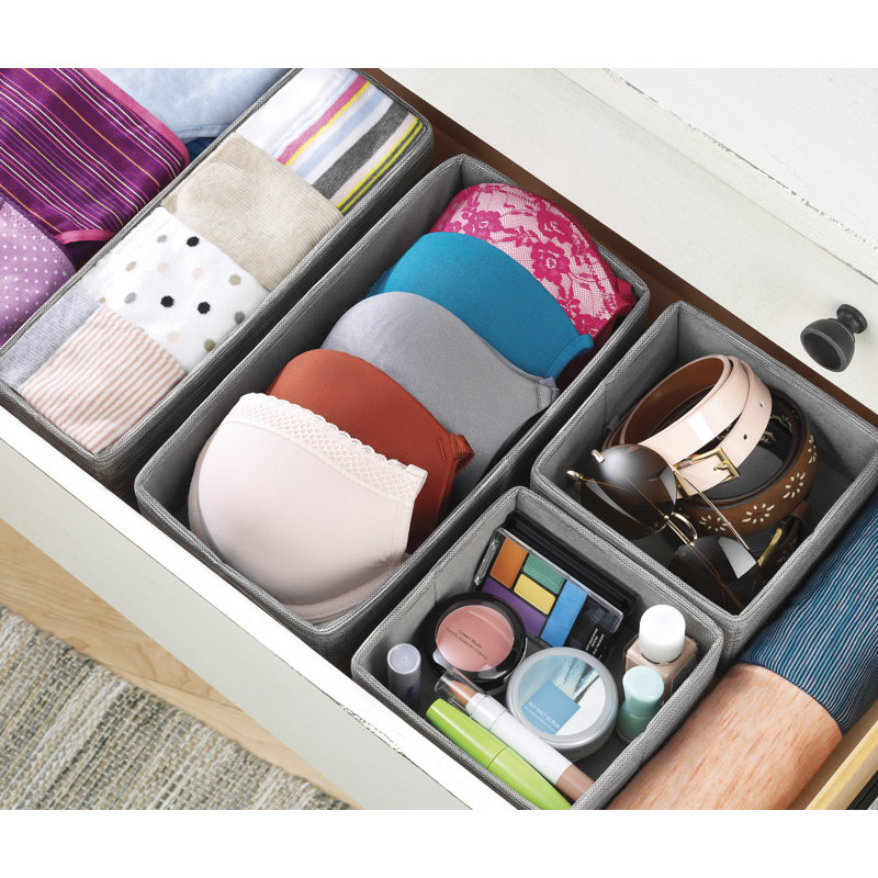 Dotted Line™ Bin, Gray