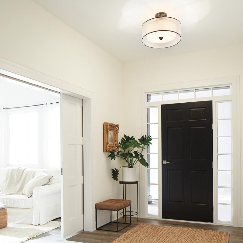Ausma Glass Semi Flush Mount