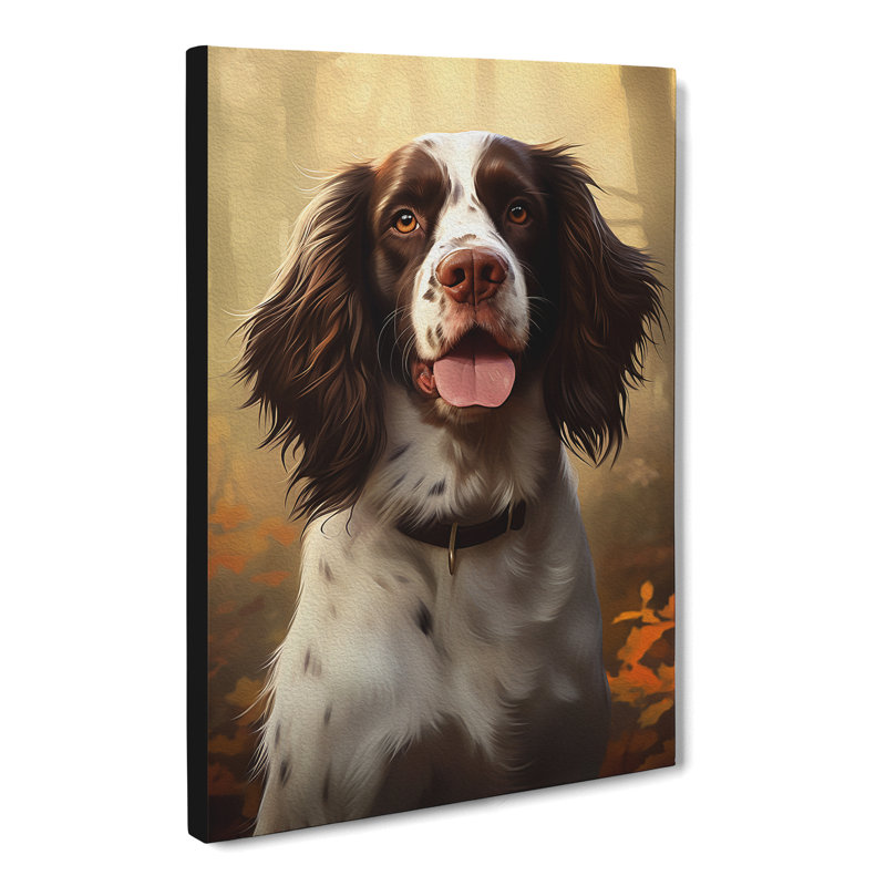 English Springer Spaniel Digital - No Frame Print, 76cm H x 50cm W x 3cm D