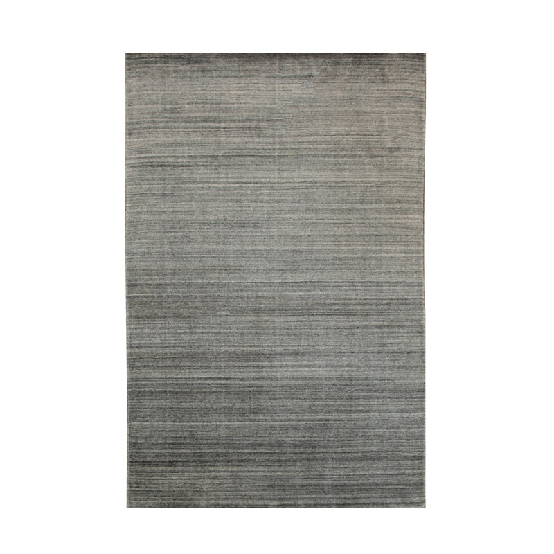 Tapis ocre Vijaya & Viscose, Rectangulaire 8 pi x 10 pi