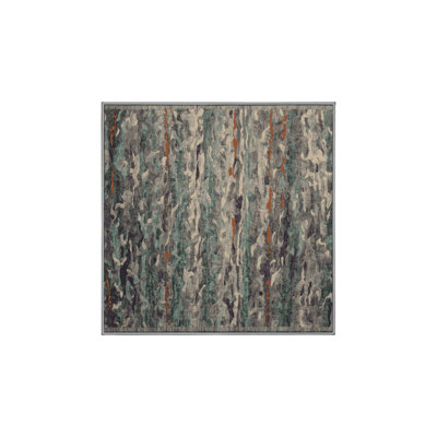 Machine Washable Gray Area Rug
