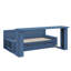 Grand lit de jour avec bureau amovible - Comprend des tiroirs de rangement et une table d'appoint hydraulique-1021860827-1021860831