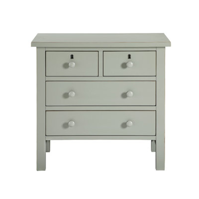 Table de chevet à 4 tiroirs - Table de chevet en bois avec tiroirs coulissants, rangement compact pour chambre à coucher / salon