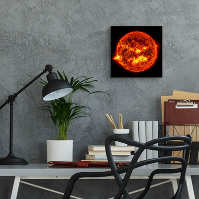  'Sun Emits A Solstice Cme' by NASA Acrylic Glass Wall Art, 12" x 12"