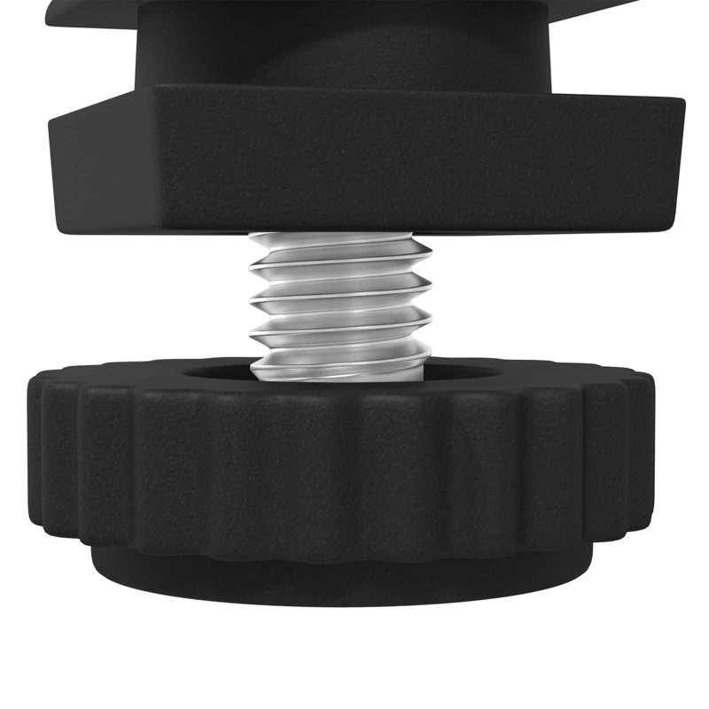 Vidaxl Furniture Levelers Adjustable Black PP Accessories Balancer Stabilizers