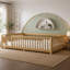 Lit sur pied avec garde-corps et porte pour enfants-294068160-294068187