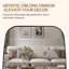 Miroir de salle de bain ovale moderne | Cadre en acier inoxydable-424648695-424648690