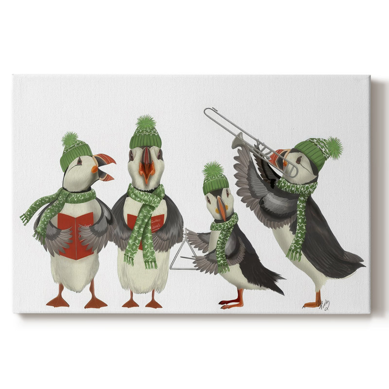 Art des Fêtes de Noël III - Toile tendue avec châssis -XI, H 16 po x l 24 po