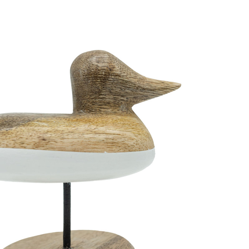  Floating Decorative Duck Metal & Wood