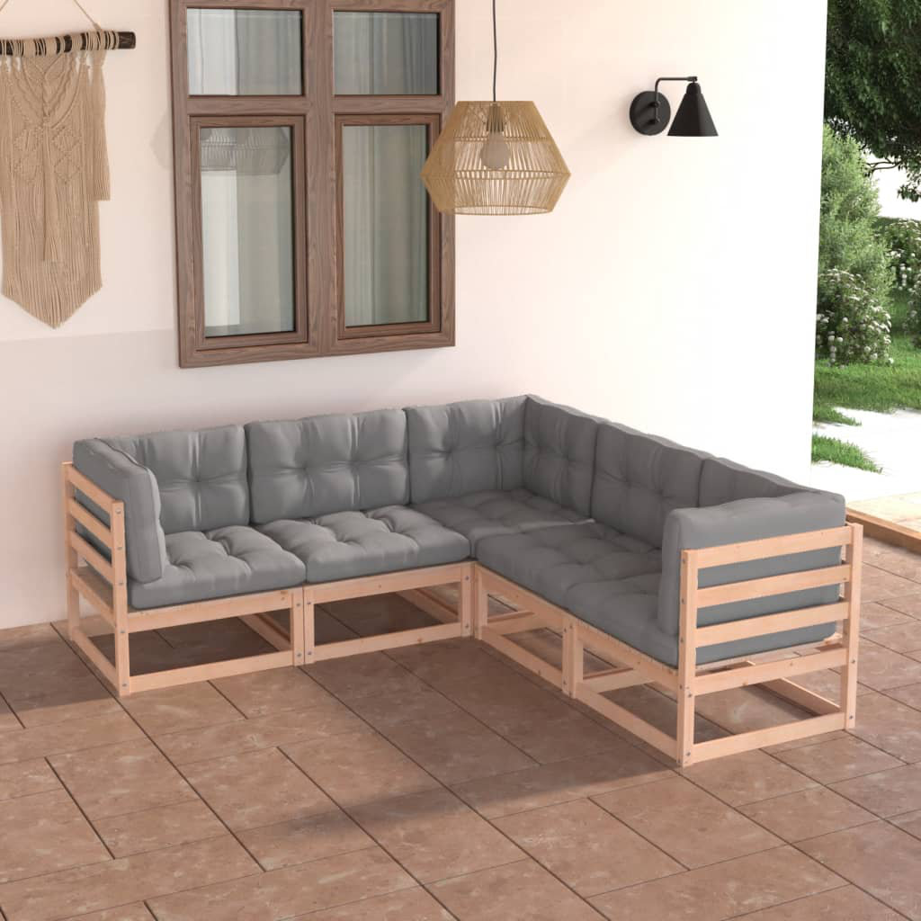 Gartensofa Hughlon mit Kissen