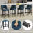 Bisto Upholstered Modern Counter Height Bar Stool with Solid Wood Legs (Set of 6)-1903564812-1903564811