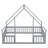 House-Shaped Floor Bed With Fence, Guardrails-1607430049-1607430048