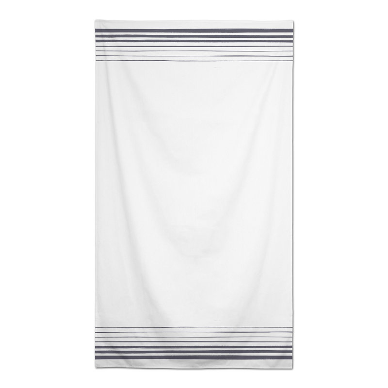 Abdul-Muizz Striped Tablecloth, Dark Grey