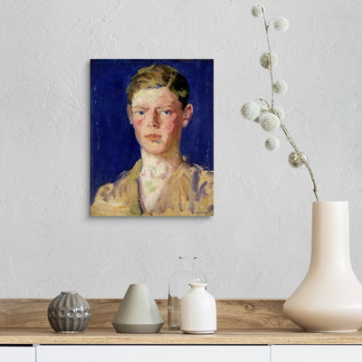 Tête d'un jeune homme - reproduction sur toile