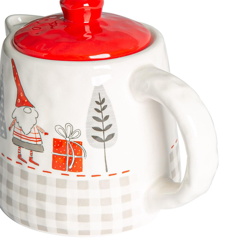 Nicola Spring 0.8ml Patchwork Teapot