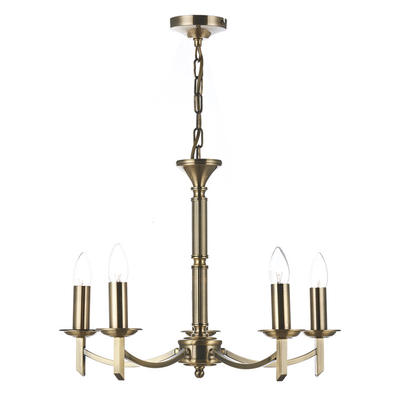Amplas 5 - Light Candle Style Chandelier