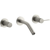 Stillness® Widespread Wall-Mount Bathroom Sink Faucet Trim, Requires Valve