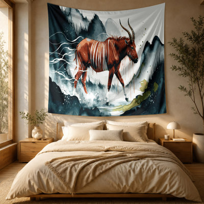 Tapisserie murale Wildlife Mountain Bongo