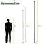 Poteau d'extension cylindrique 2 pi 1 po x 2,36 po-70376615