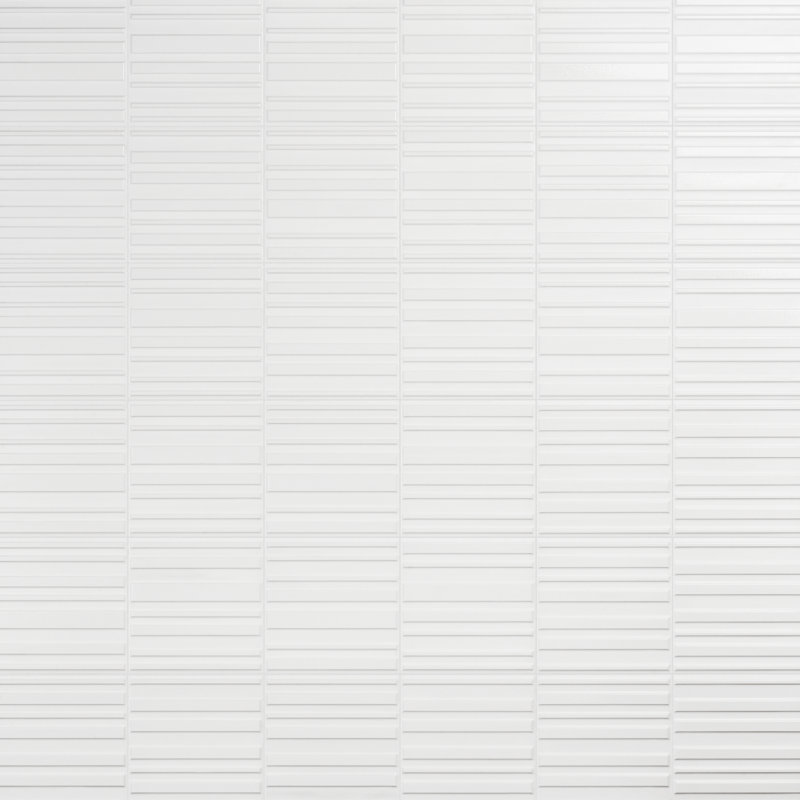 Carreau en céramique à motif 7,87 po x 15,74 po Newcastle, blanc