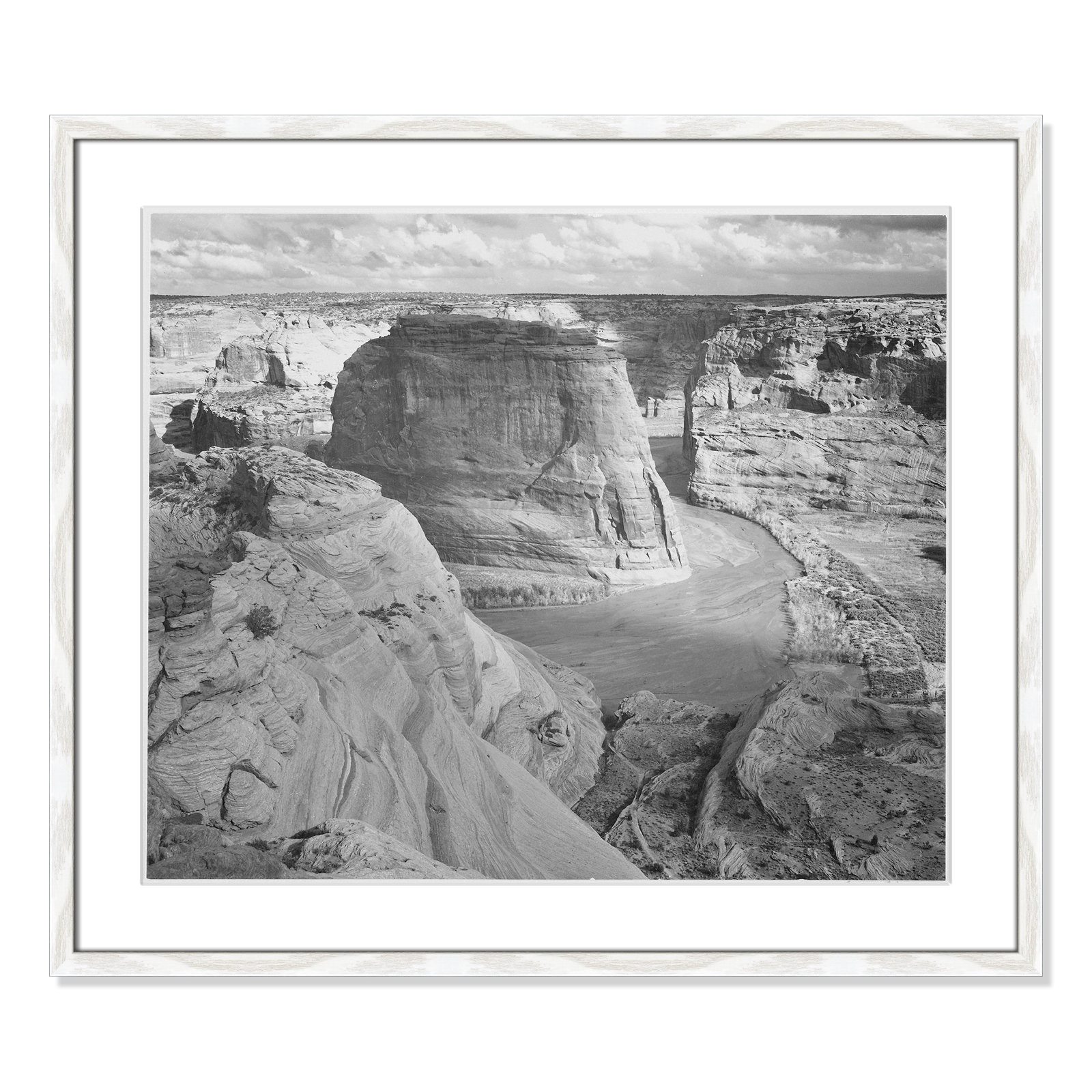 Canyon De Chelly Arizona 2 by Adams, 21.5" H x 25.5" W x 0.75" D, White