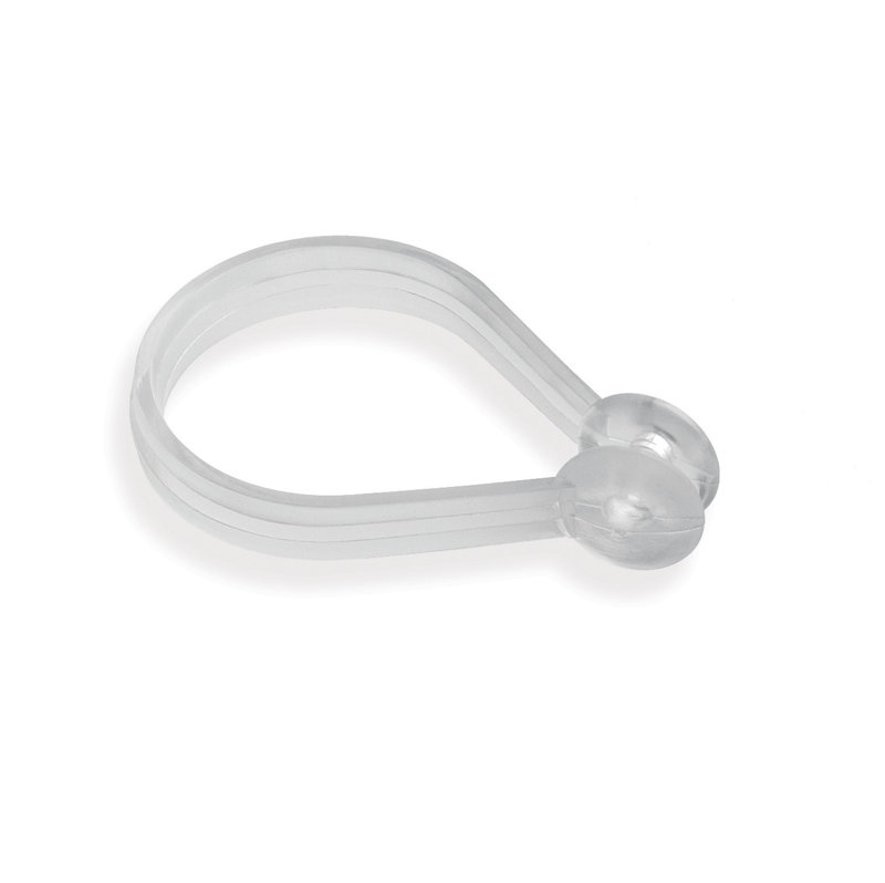 Shower Curtain Rings, Clear
