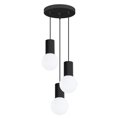 Bernis 3 - Light Brushed Nickel Pendant