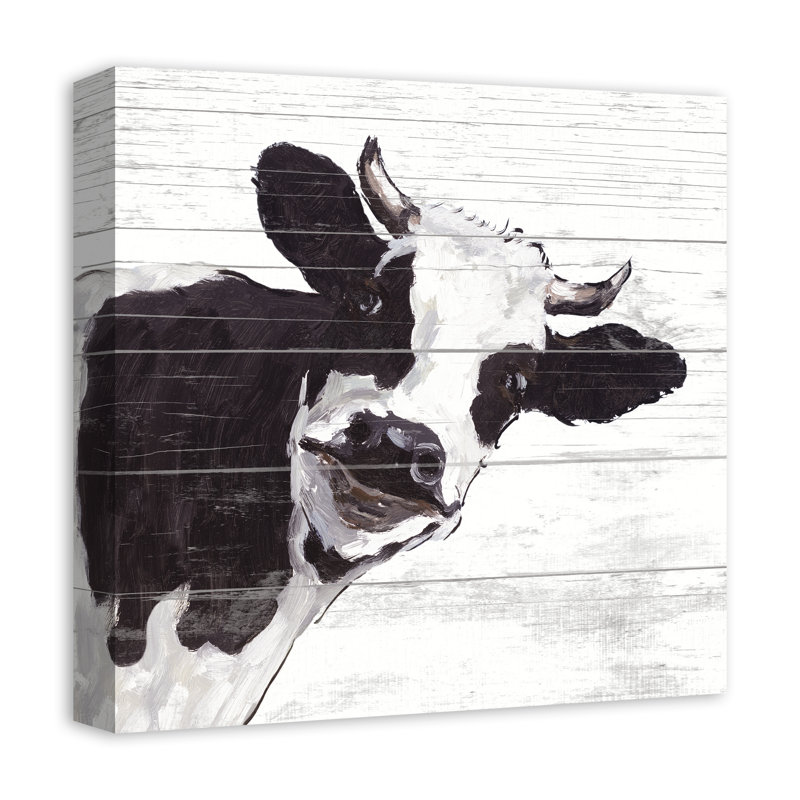 « curieux cow cow », reproduction d’impression sur toile