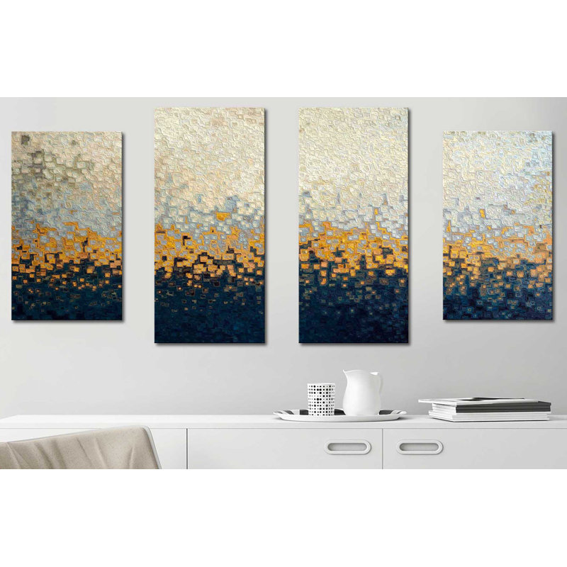 Psalm 29: 2 Woration the Lord par Mark Lawrence - ensemble de 4 impressions sur toile tendue, H 38 po x l 72 po x P 1,5 po