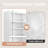 72-Inch, Metal Cabinet, Kitchen, White, Adjustable Shelves, Stainless Steel Frame, Freestanding, Use, Magnetic , Scratch- Features