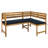 Ensemble de conversation modulaire 2 pièces pour balcon avec coussins Vana-29842195