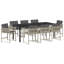 Eliezel 8 - Person Patio Dining Set with Rectangular Table-2134573329