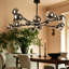 Lustre linéaire moderne spoutnik 15 lumières Burness-1326022946