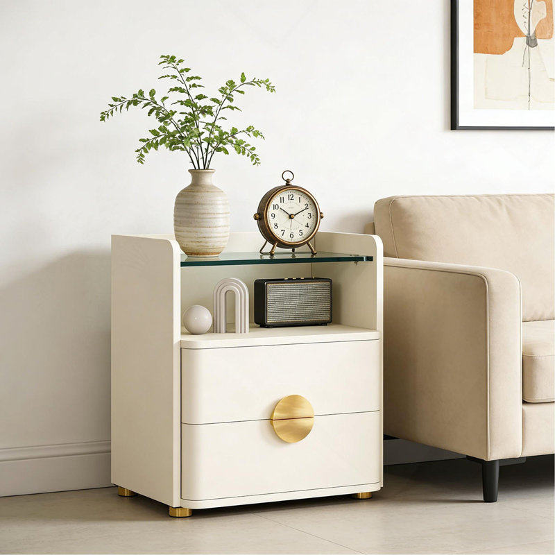 Armoire d'appoint, table de chevet, table de chevet avec rangement