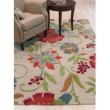 Hand Tufted Wool Floral Area Rug