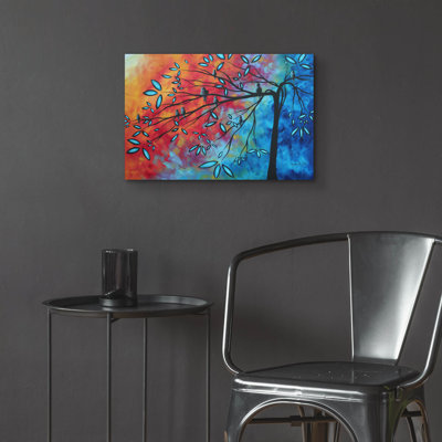 «Birds & Blossoms» par Megan Duncanson, art mural en verre acrylique