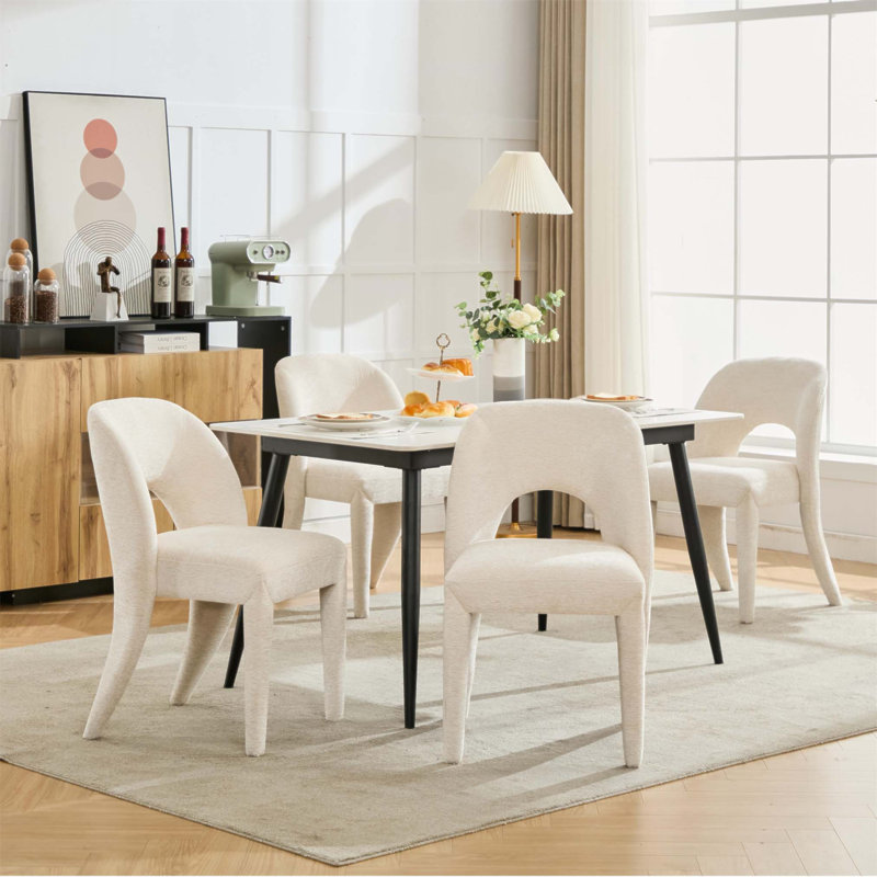 Chaises de salle à manger, Crème