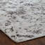 Rosemarie Silk Abstract Area Rug in Gray/Ivory-685191190