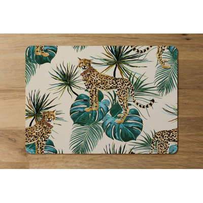 Narragansett Wood, Polyester Floral Rectangle Placemat